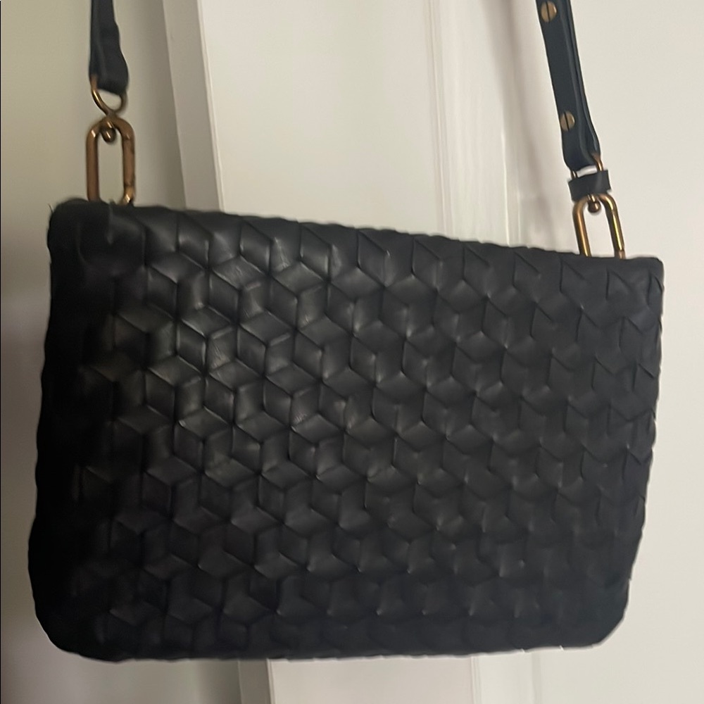 Madewell Black Quilted Crossbody Bag
